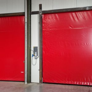 snelloopdeur, Speedroller, Rood RAL3005